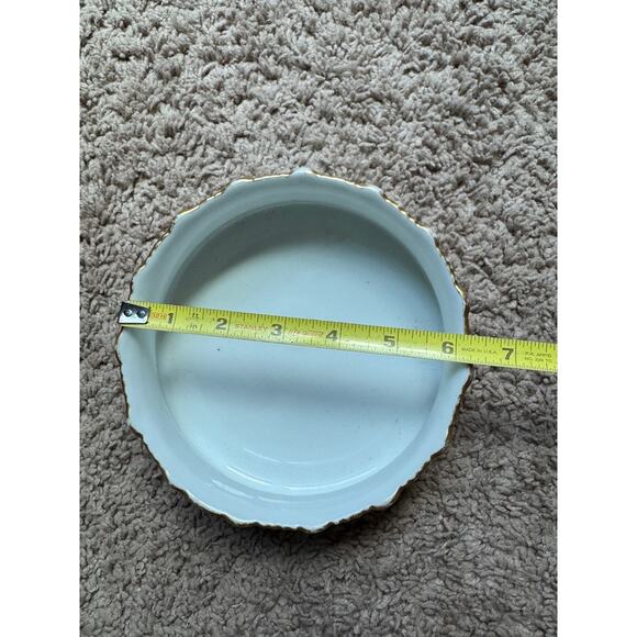 Tressemann & Vogt [T&V] Limoges Bowl Made in France Hand-Painted Floral Peony - Picture 6 of 7